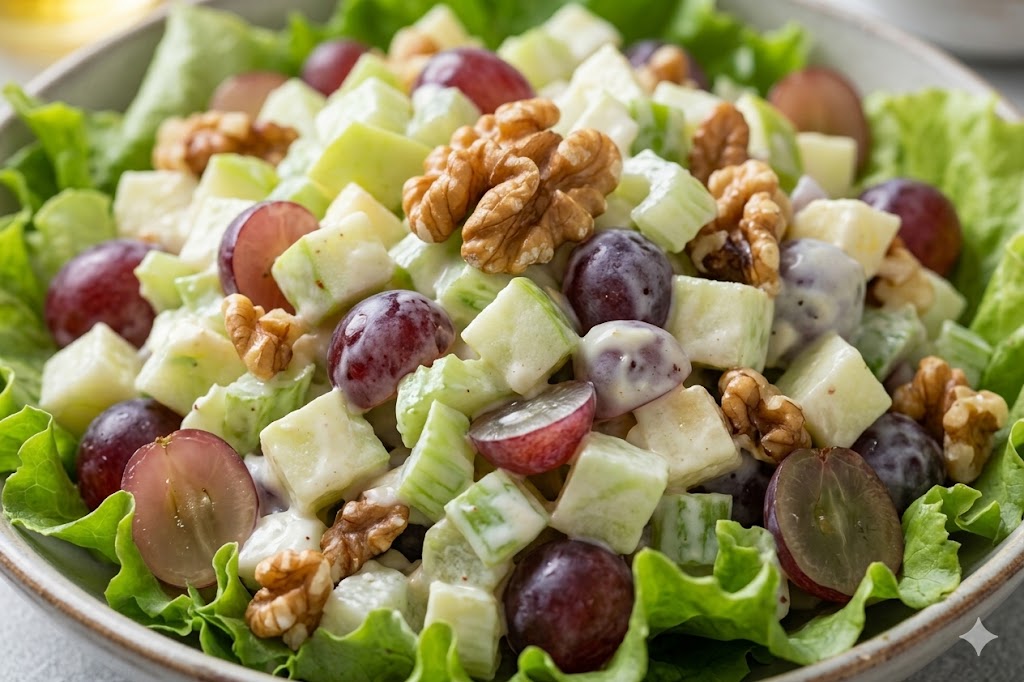 Salade au raisin et fromage